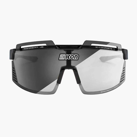 Okulary SCICON AEROWATT FOZA Black Gloss - SCNPP Photocromic Silver