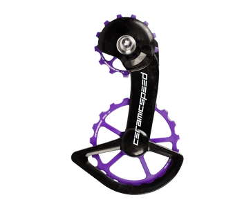 Wózek Przerzutki CeramicSpeed OSPW Shimano 9250/8150 Series Cerakote Purple Coated