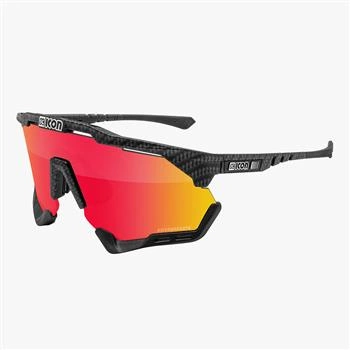 Okulary SCICON AEROSHADE XL Carbon Matt/Black - SCNPP Multimirror Red