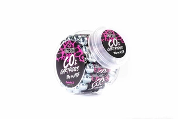 MUC-OFF SŁOIK Z NABOJAMI CO2 MTB 25SZT Countertop 25g CO₂  Cartridge Jar (25 pcs) -  (RRP per cartridge)