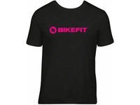 Koszulka T-Shirt BIKEFIT Czarno-Różowa