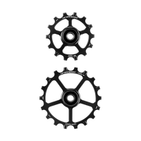 Zamienne Kółka Przerzutki CeramicSpeed 14+18 Czarne Coated