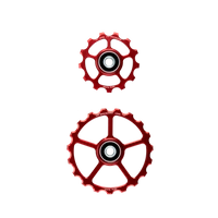 Zamienne Kółka Przerzutki CeramicSpeed 13+19 Czerwone