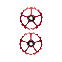 Zamienne Kółka Przerzutki CeramicSpeed 17+17 Czerwone