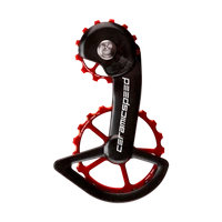 Wózek Przerzutki CeramicSpeed OSPW Shimano 9100/R8000 Series Czerwony Coated