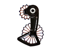 Wózek Przerzutki CeramicSpeed OSPW SRAM Red/Force AXS XPLR 3D Printed Hollow Ti Oil Slick PVD