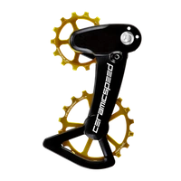 Wózek Przerzutki CeramicSpeed OSPW X Shimano 12s XT/XTR Złoty Coated