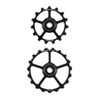 Zamienne Kółka Przerzutki CeramicSpeed 15+19 Czarne Coated