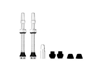 MUC-OFF WENTYLE TUBELESS 60MM SREBRNE Tubeless Valves/60mm/Silver V2
