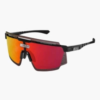 Okulary SCICON AEROWATT Black Gloss - SCNPP Multimirror Red